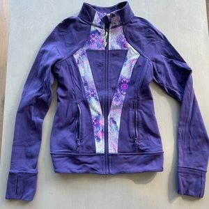 Ivivva zip up jacket, purple